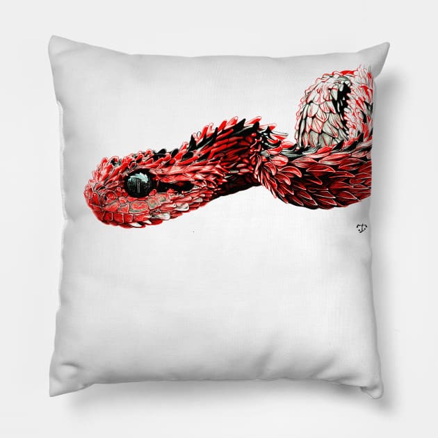 Caput Draconis Pillow by tristan.r.rosenkreutz