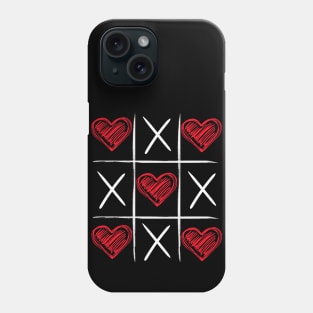 Tic Tac Toe Valentine Day Phone Case