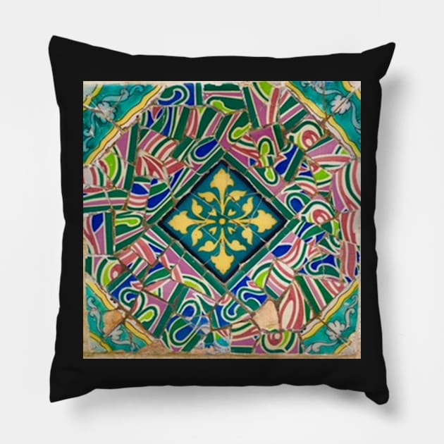 Mosaic Pillow by CatGirl101