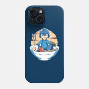 Blue Robot Ramen Phone Case