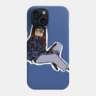 just sitting Phone Case