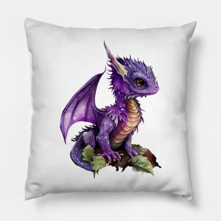 Purple dragon Pillow