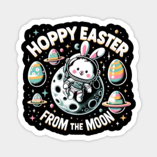 Hoppy Easter - cute Easter Bunny Magnet