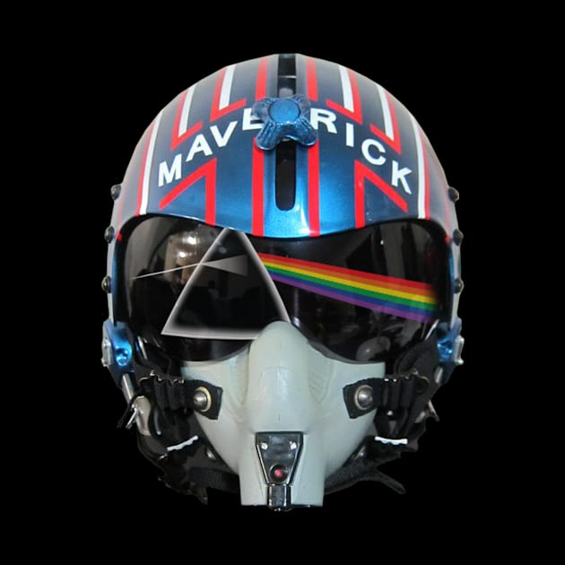 Dark Side Of The Maverick Helmet Top Gun by Rebus28