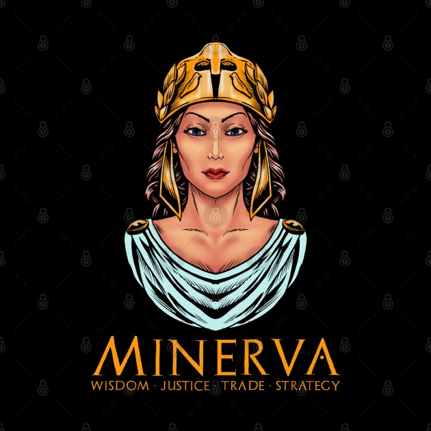 Minerva - Ancient Roman Goddess - Mythology by Styr Designs