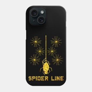 Gold Spider Line Phone Case