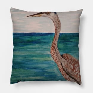 Great Blue Heron Pillow