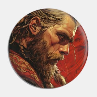 Saga of the Norse: Viking Exploration, Epic Tales, and Anime-Manga Heritage in Vinland Saga Art Pin