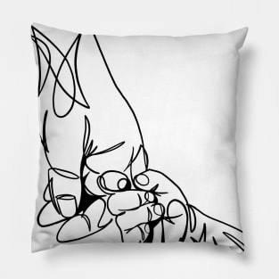 Hold my hand Pillow