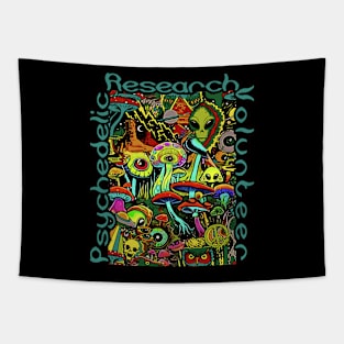 Psychedelic Mushroom | Psychedelic Research Volunteer Tapestry