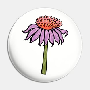 Purple Coneflower Echinacea Indigenous WAWEZHI CANADA Pin