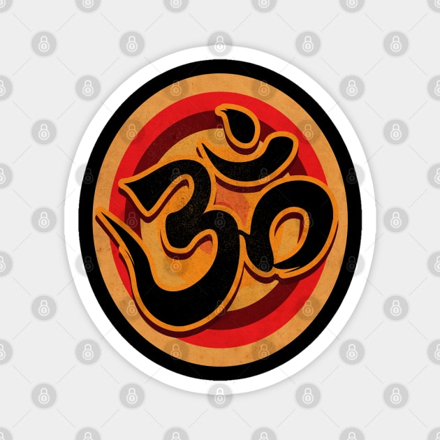 Spiritual Om Mantra Magnet by CTShirts