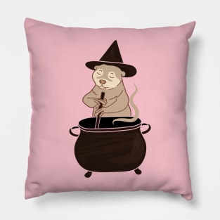 Otter Witch Pillow