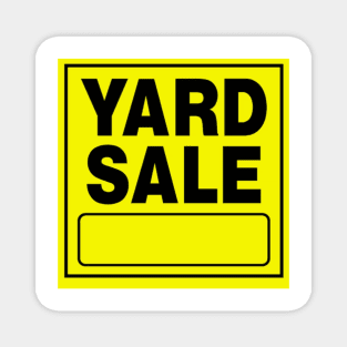 Yard Sale Magnet