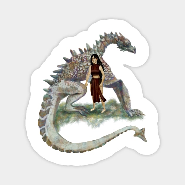 Dragonborn princess Magnet by Ivan_Shatunov