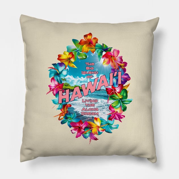 Hawaii, The Big Island Pillow by jcombs