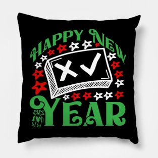 Happy New Year 2024 Pillow