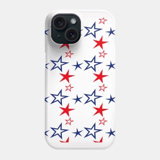 Neck Gaiter America Red White and Blue Stars Face Mask Bandana Balaclava Headband Made in the USA Phone Case