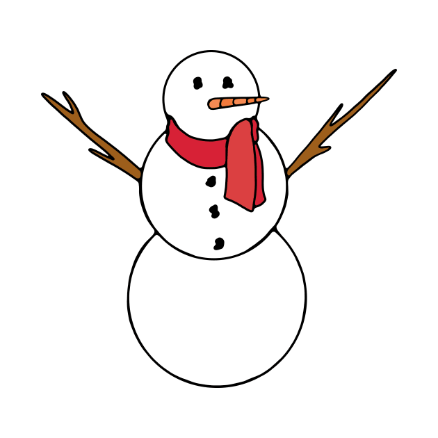 Snowman by murialbezanson