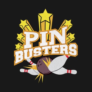 Ten Pin Bowling Team Pin Busters T-Shirt