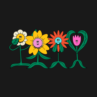 Happiness Flowers T-Shirt