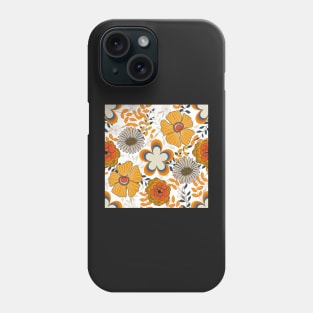 70s floral pattern Phone Case