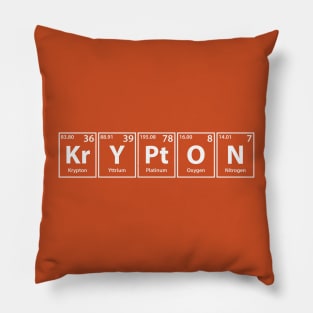 Krypton Elements Spelling Pillow