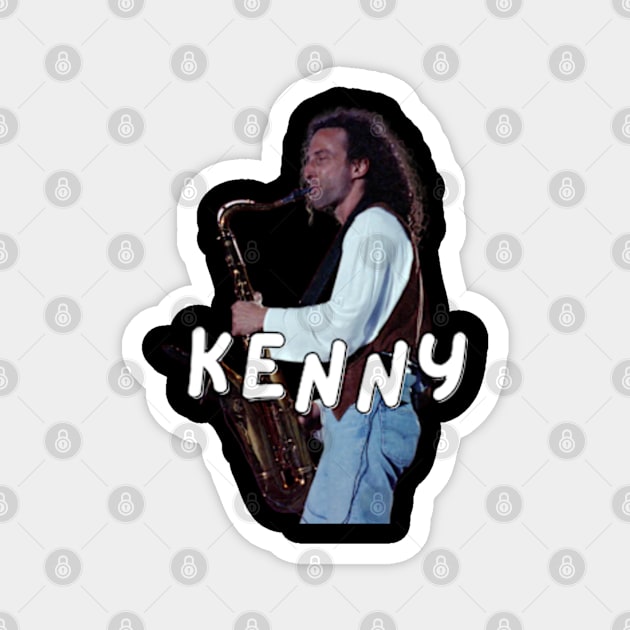 Kenny G quotes art 90s style retro vintage 70s Magnet by graphicaesthetic ✅