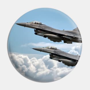 F16 Fighting Falcon Warhawks Pin