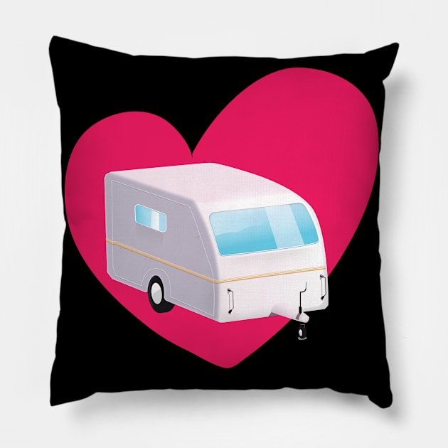 Love Caravans Pillow by nickemporium1