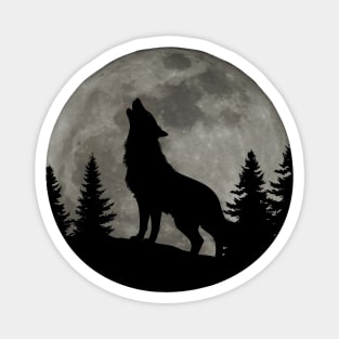 Super Wolf Moon Magnet