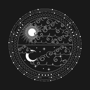 Sun and Moon | Cosmic Wedding T-Shirt
