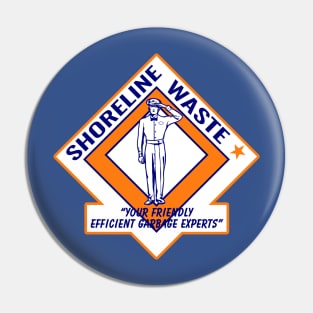 Shoreline Waste Logo Pin