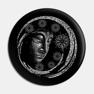 Circle Buddha Pin
