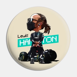 Lewis Hamilton - Pixel Art Pin