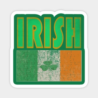 Irish Flag, St Patrick's Day, Irish Proud Magnet