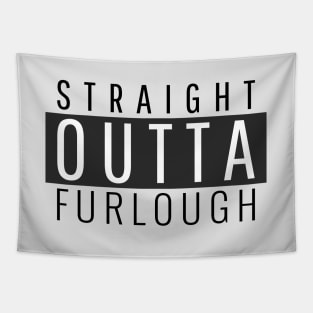 Straight outta Furlough v1 Tapestry