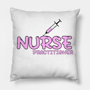 Nurse Practitioner (NP) Pink Pillow