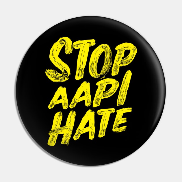 Stop AAPI Hate Official Logo - Stop Aapi Hate - Pin | TeePublic