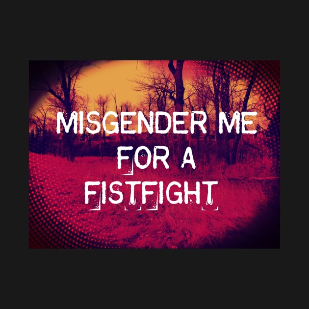 MISGENDER me for a FISTFIGHT by fuxxinsomnia