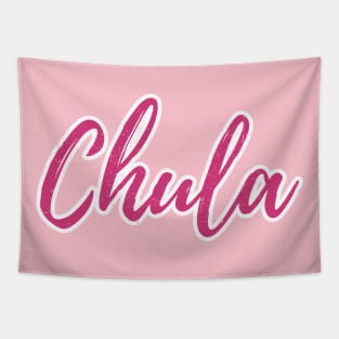 Chula - pink design Tapestry