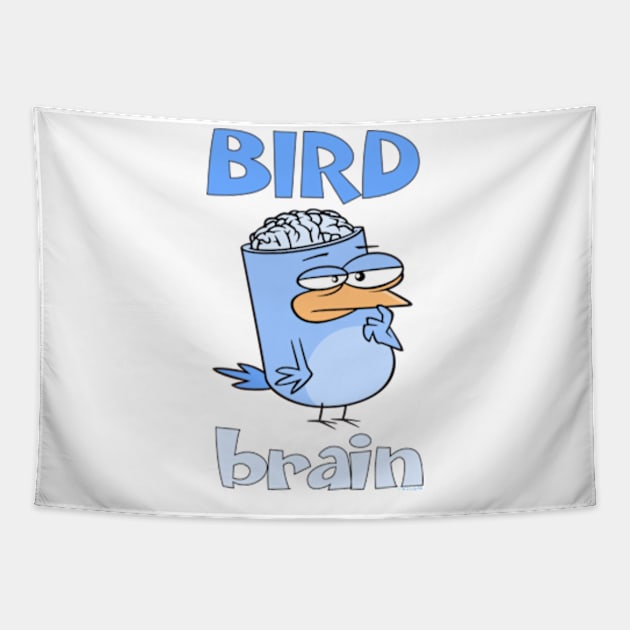 Birdbrain Design for Bird Lovers Tapestry by ConCept