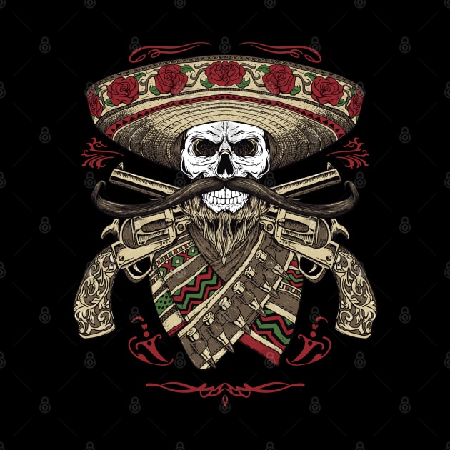 Mariachi calavera by Velvet Love Design 