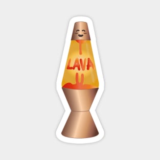 Kawaii Copper Lava Lamp | Best Valentine's Day Gift Magnet