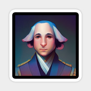 George Washington | American President | Digital Art Magnet