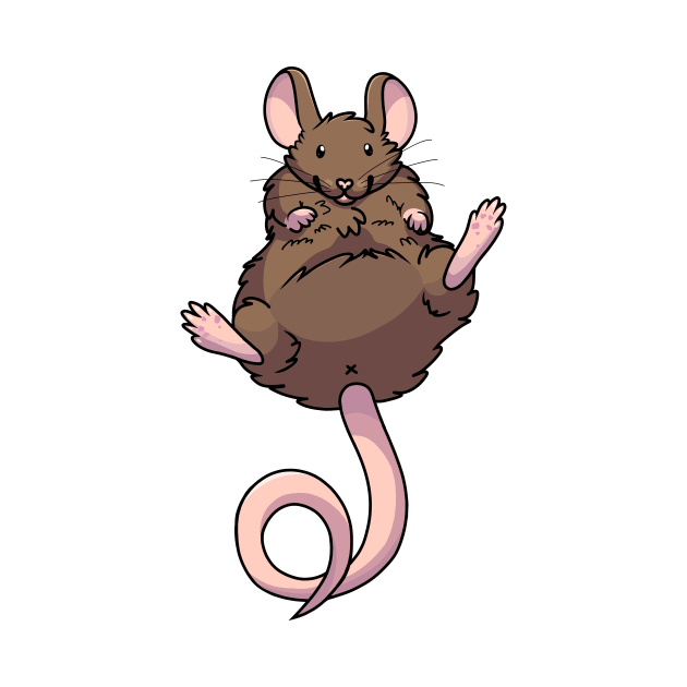 Chubby Mouse/Rat- Brown by Catbreon