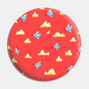 Happy Birds Pin