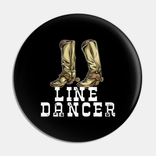 Line Dancer Boots Design Pin