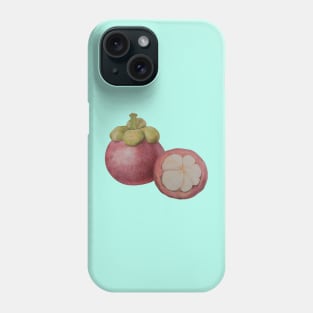 Cute Mangosteen fruit, Thai fruit Phone Case