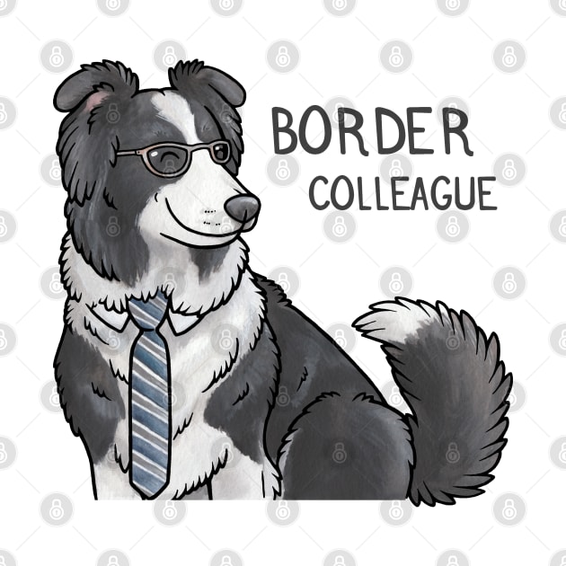 Border Colleague (Collie) by animalartbyjess